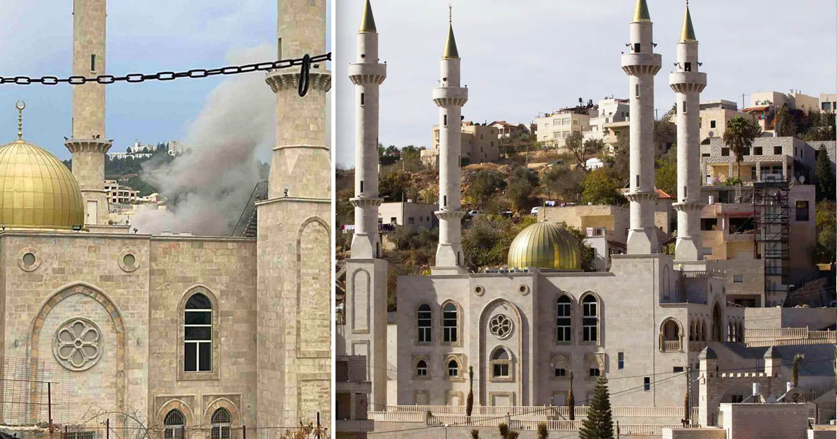 ХАМАС нанес ракетный удар по мечети Ахмата Кадырова в Иерусалиме. Коллаж: Point.md