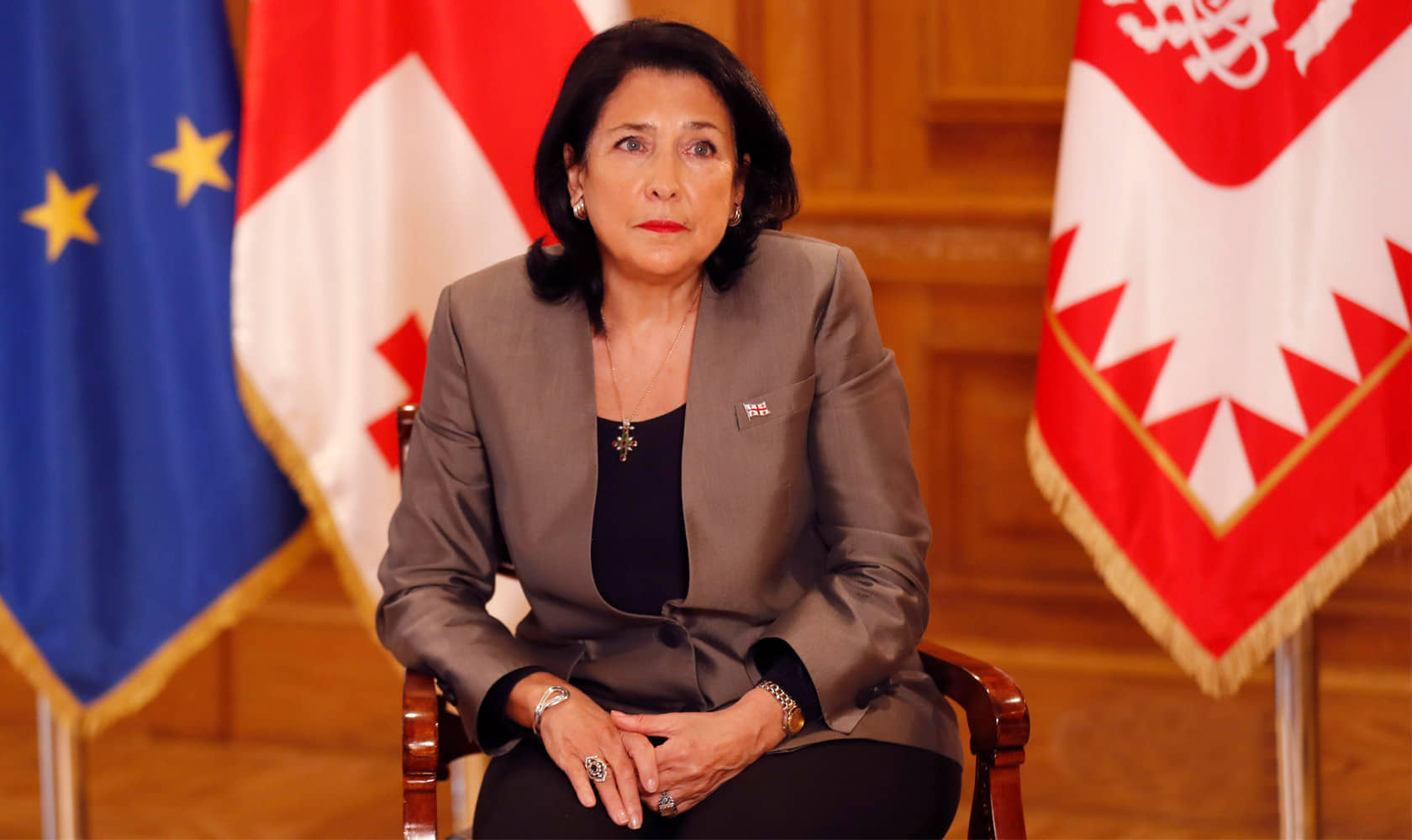 Президент Грузии наложила вето на закон об «иностранных агентах»