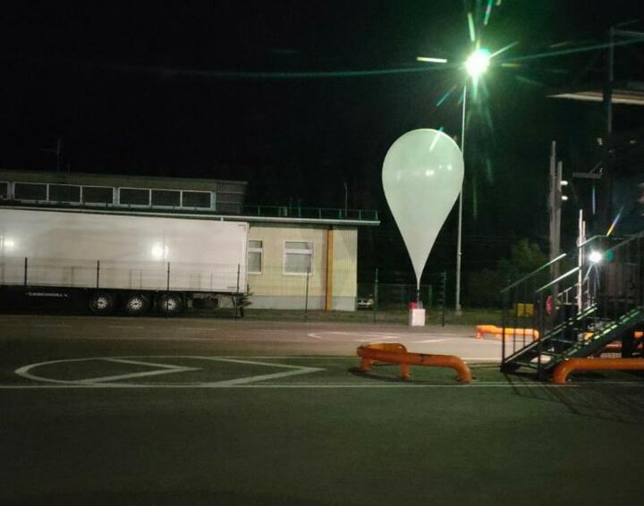 Подозрительный воздушный шар нашли на литовской границе