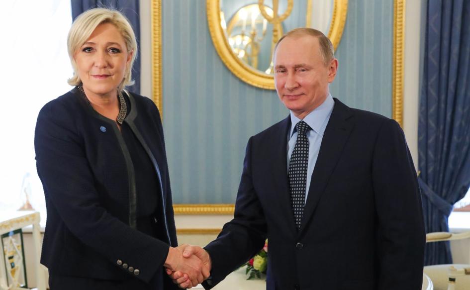 Французкая подруга Путина поддержала поставки оружия Украине