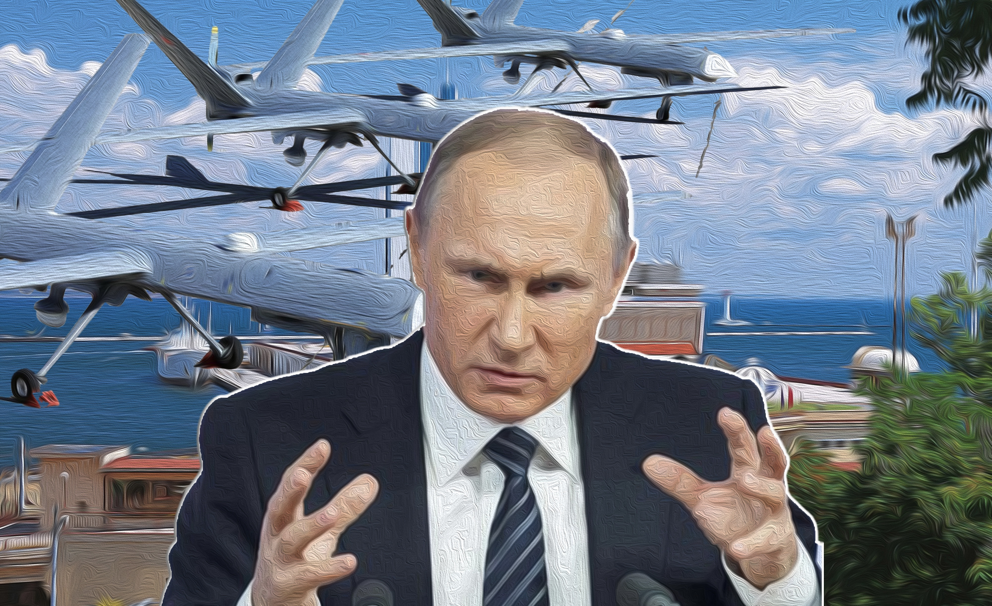 Шпионские дроны РФ уничтожают военную инфраструктуру Украины