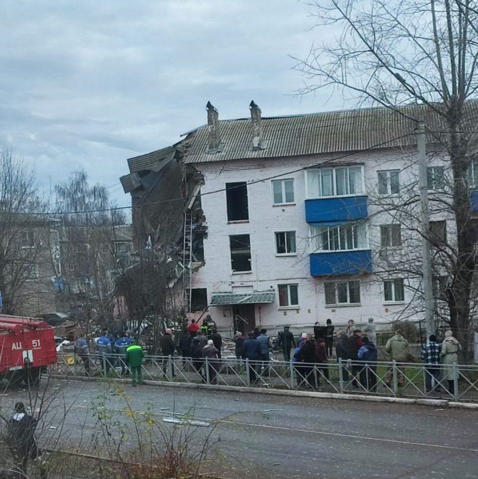 Взрыв под Тулой: обрушился жилой дом