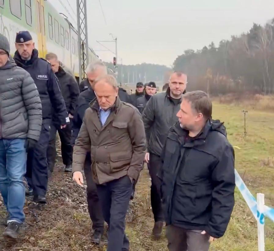 Уже третья диверсия на железной дороге в Польше