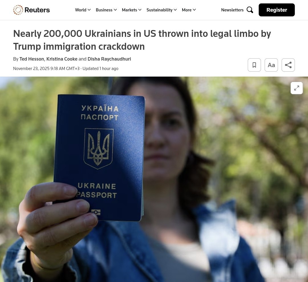 Тысячи украинцев могут потерять правовой статус в США