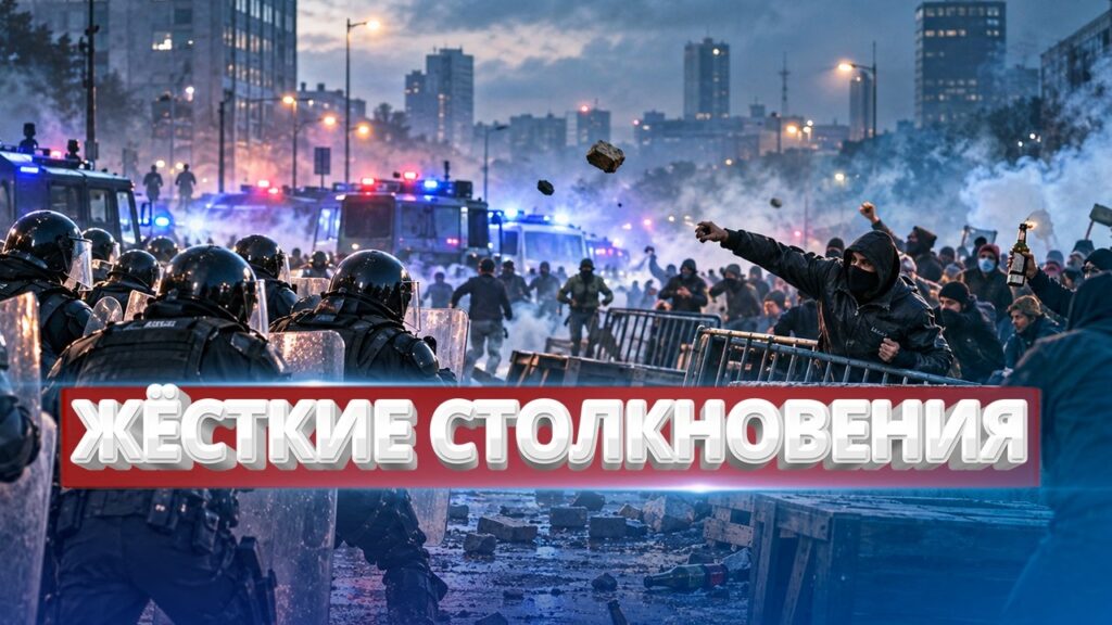 Жёсткие столкновения в центре столицы / Требование отставки правительства