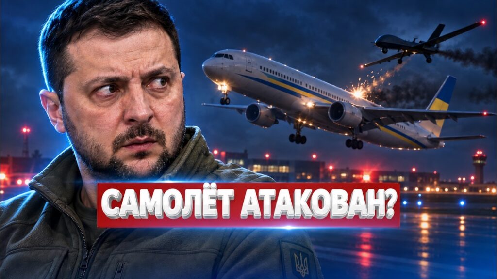 Самолёт с Зеленским атакован? / ЧП при вылете