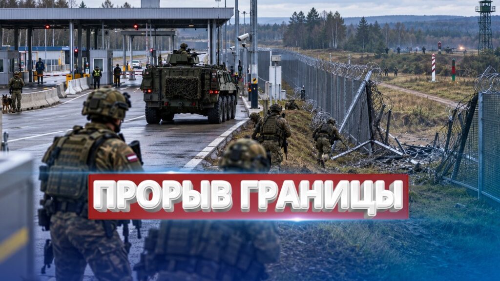 Вооружённый прорыв границы НАТО / Вторжение в Латвию?
