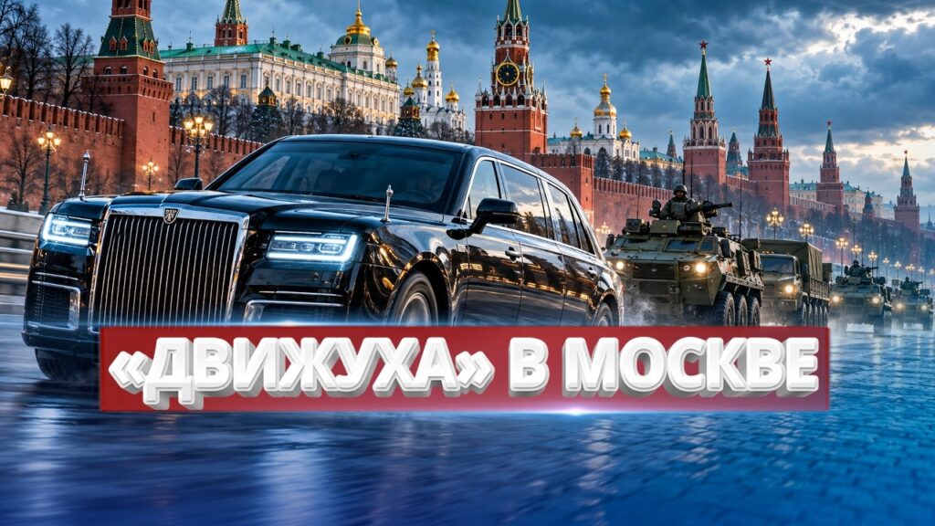 Броневик Путина покинул Кремль / Колонна военной техники направилась в Москву
